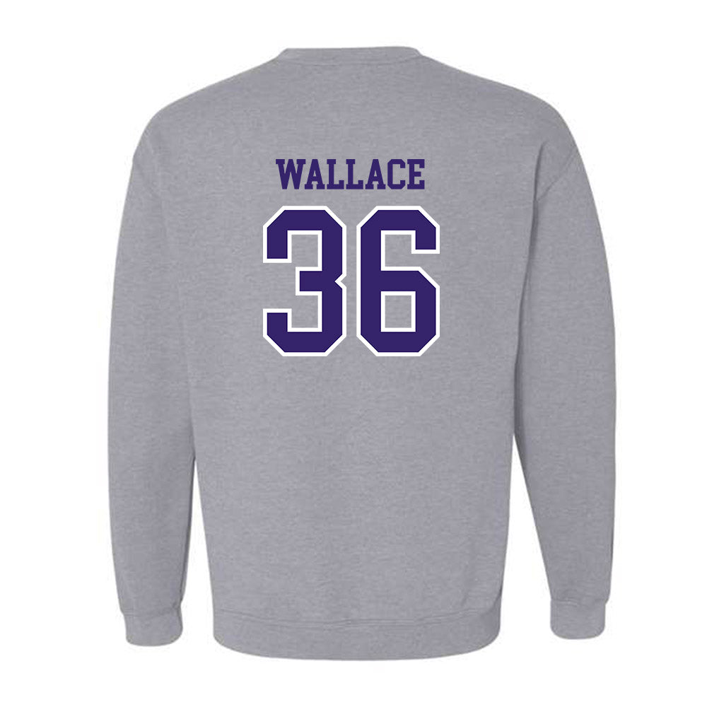 Washington - NCAA Football : CJ Wallace - Sports Shersey Crewneck Sweatshirt-1