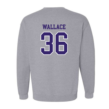 Washington - NCAA Football : CJ Wallace - Sports Shersey Crewneck Sweatshirt-1