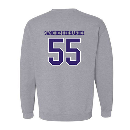 Washington - NCAA Football : Victor Sanchez Hernandez - Sports Shersey Crewneck Sweatshirt-1