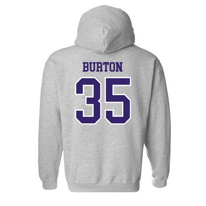 Washington - NCAA Football : Jace Burton - Sports Shersey Hooded Sweatshirt-1