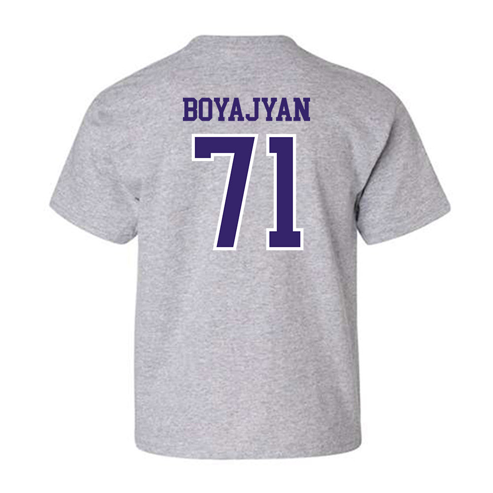 Washington - NCAA Football : Davit Boyajyan - Sports Shersey Youth T-Shirt-1
