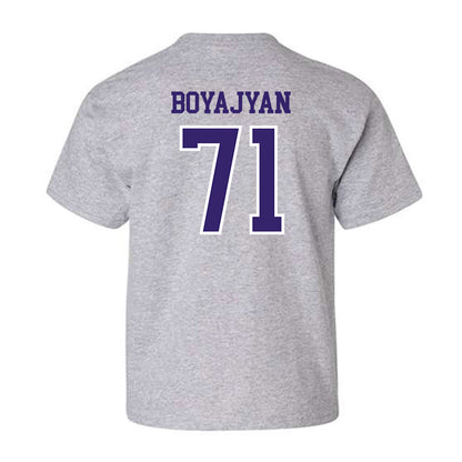 Washington - NCAA Football : Davit Boyajyan - Sports Shersey Youth T-Shirt-1