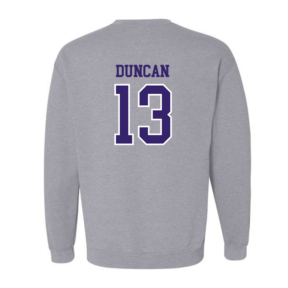 Washington - NCAA Football : Rahsjon Duncan - Sports Shersey Crewneck Sweatshirt-1