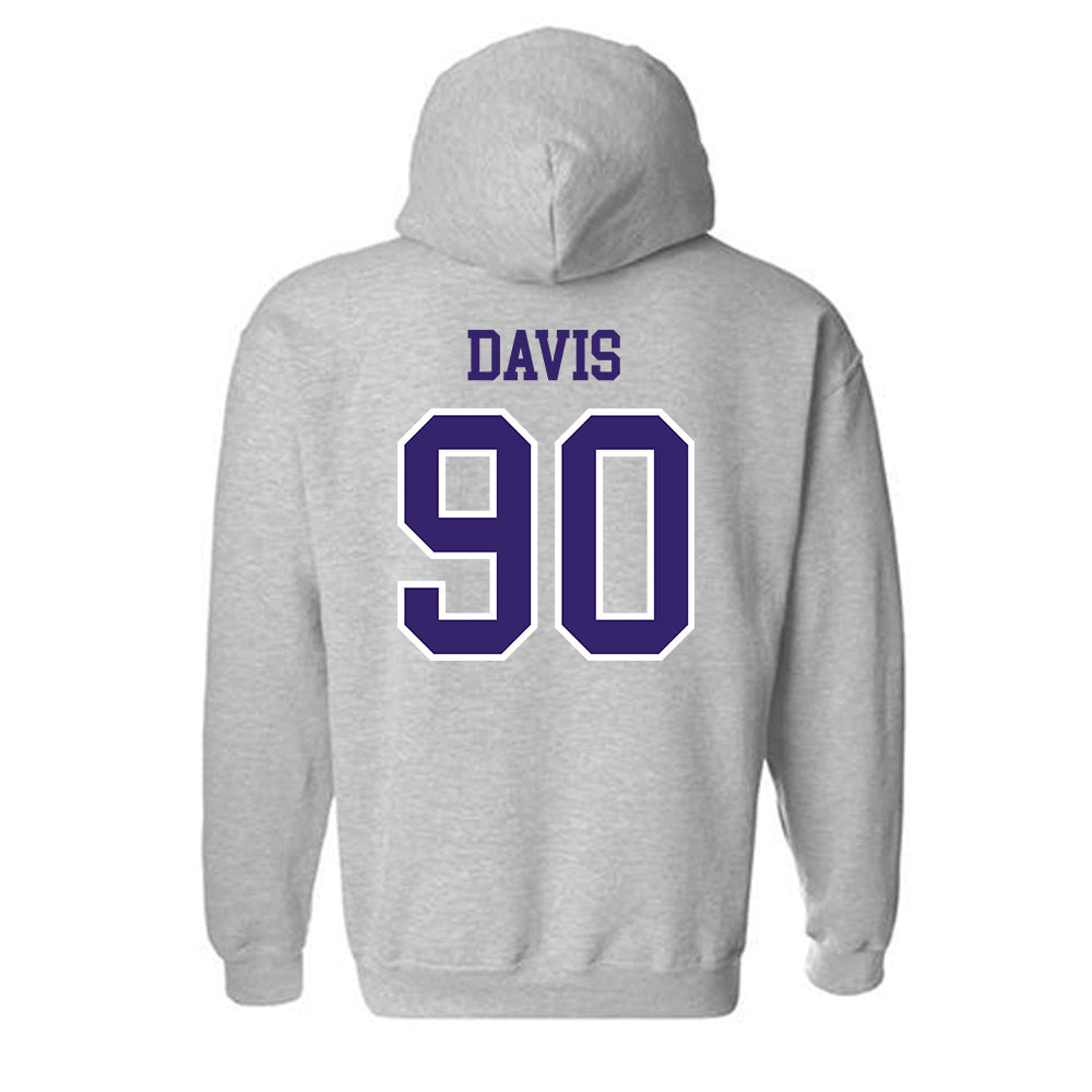 Washington - NCAA Football : Elinneus Davis - Sports Shersey Hooded Sweatshirt-1