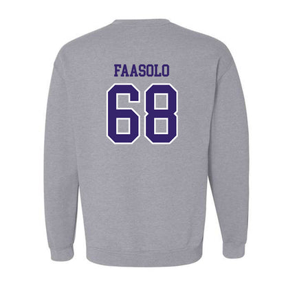 Washington - NCAA Football : Soane Faasolo - Sports Shersey Crewneck Sweatshirt-1