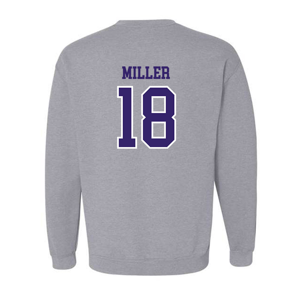 Washington - NCAA Football : Bodpegn Miller - Sports Shersey Crewneck Sweatshirt-1