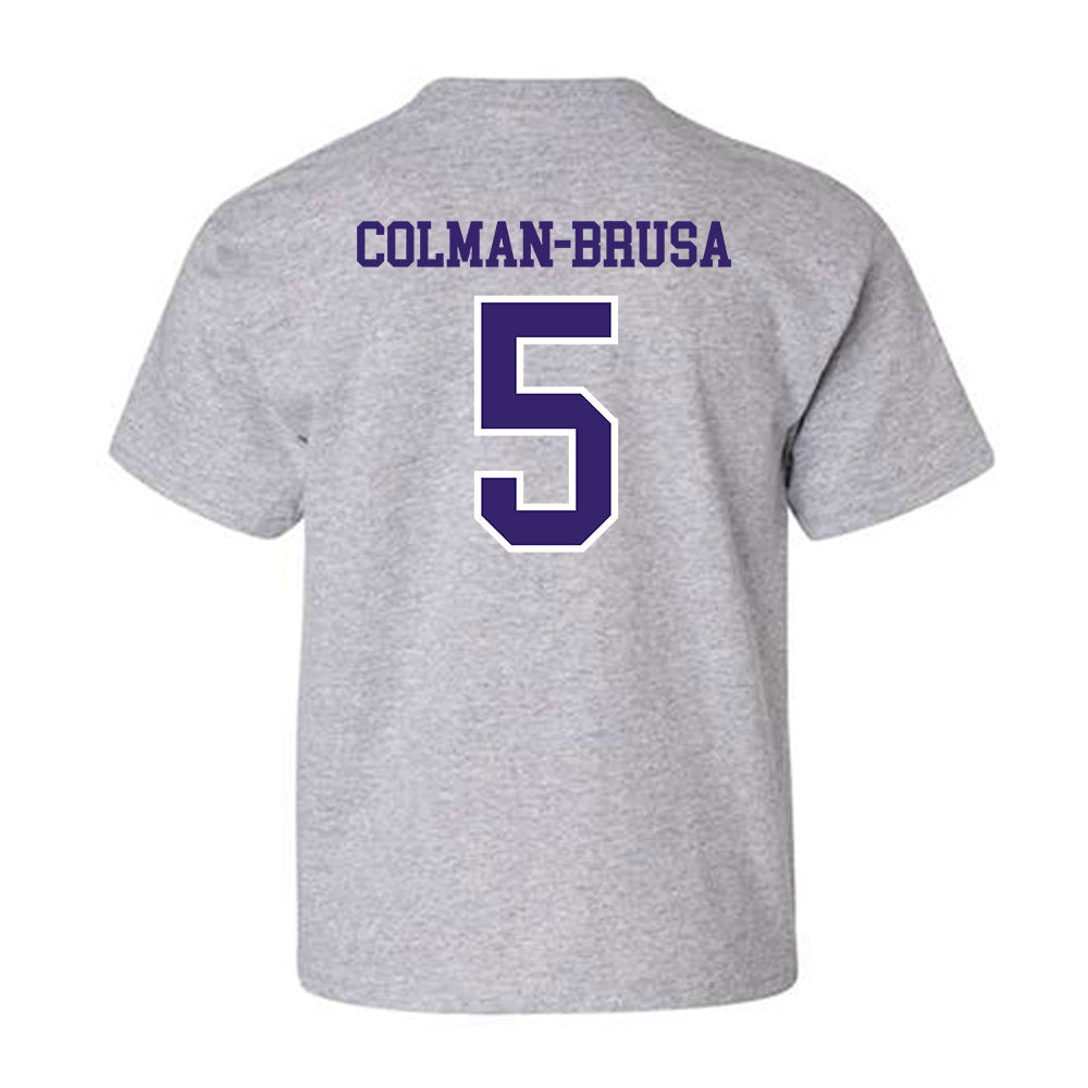 Washington - NCAA Football : Derek Colman-Brusa - Sports Shersey Youth T-Shirt-1