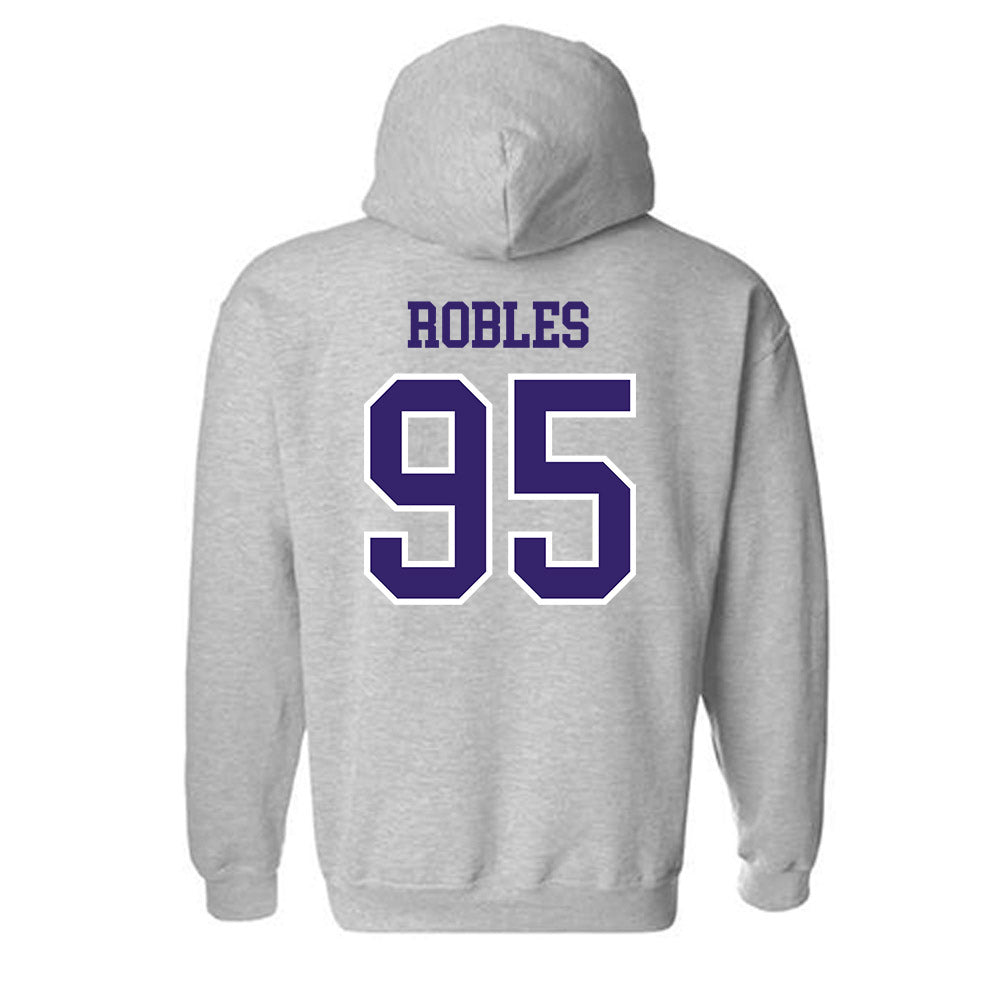 Washington - NCAA Football : Tyler Robles - Sports Shersey Hooded Sweatshirt-1