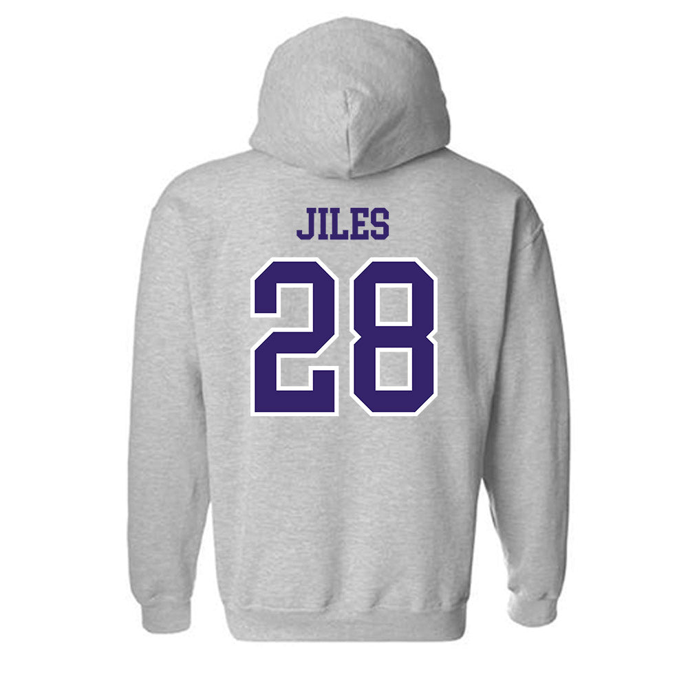 Washington - NCAA Football : Ksani Jiles - Sports Shersey Hooded Sweatshirt-1