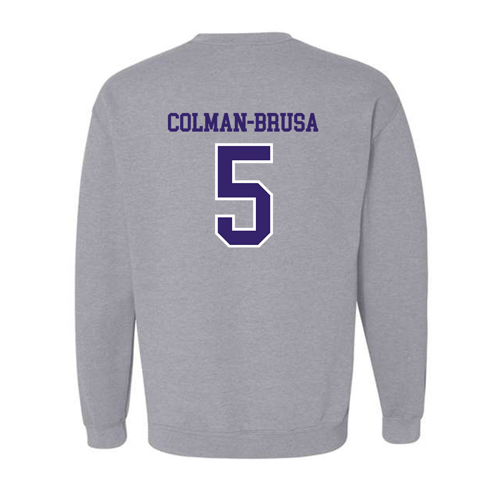 Washington - NCAA Football : Derek Colman-Brusa - Sports Shersey Crewneck Sweatshirt-1