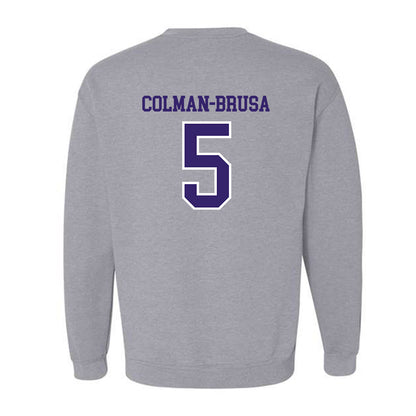 Washington - NCAA Football : Derek Colman-Brusa - Sports Shersey Crewneck Sweatshirt-1