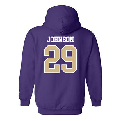 Washington - NCAA Baseball : Bryce Johnson - Sports Shersey Hooded Sweatshirt-1