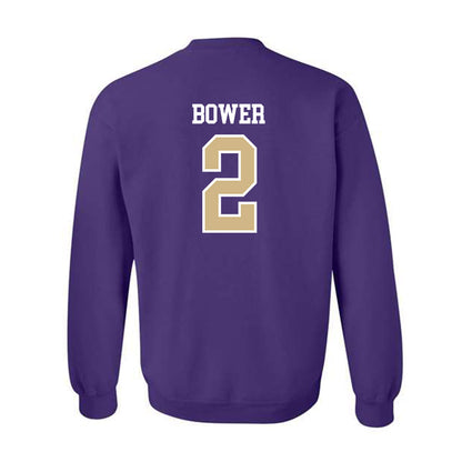 Washington - NCAA Baseball : Colton Bower - Sports Shersey Crewneck Sweatshirt-1