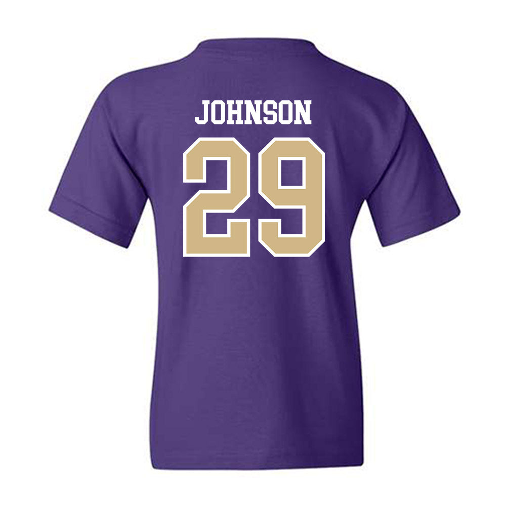 Washington - NCAA Baseball : Bryce Johnson - Sports Shersey Youth T-Shirt-1