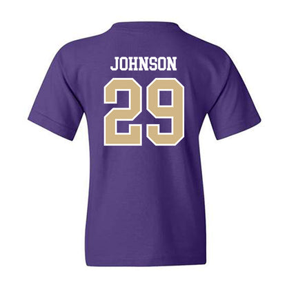 Washington - NCAA Baseball : Bryce Johnson - Sports Shersey Youth T-Shirt-1