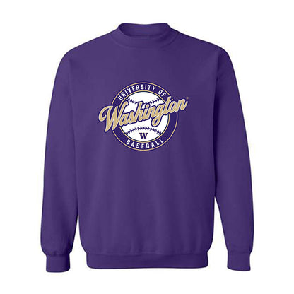 Washington - NCAA Baseball : Bryce Johnson - Sports Shersey Crewneck Sweatshirt-0