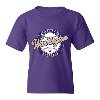 Washington - NCAA Baseball : Bryce Johnson - Sports Shersey Youth T-Shirt-0