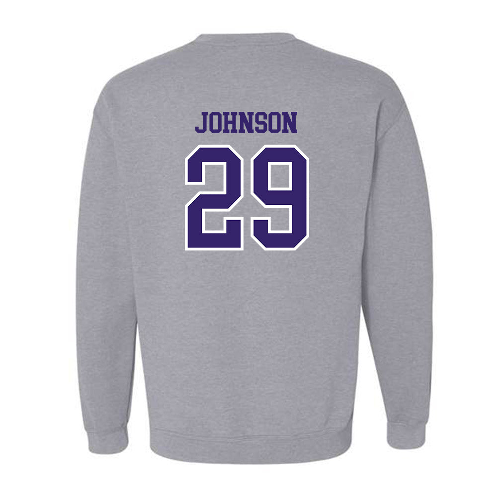 Washington - NCAA Baseball : Bryce Johnson - Sports Shersey Crewneck Sweatshirt-1