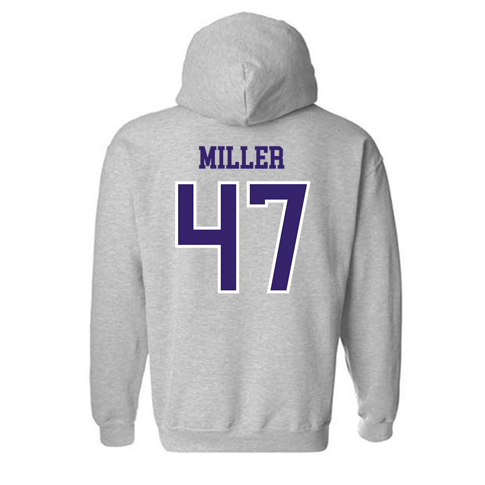 Washington - NCAA Baseball : Jay Miller - Sports Shersey Hooded Sweatshirt-1