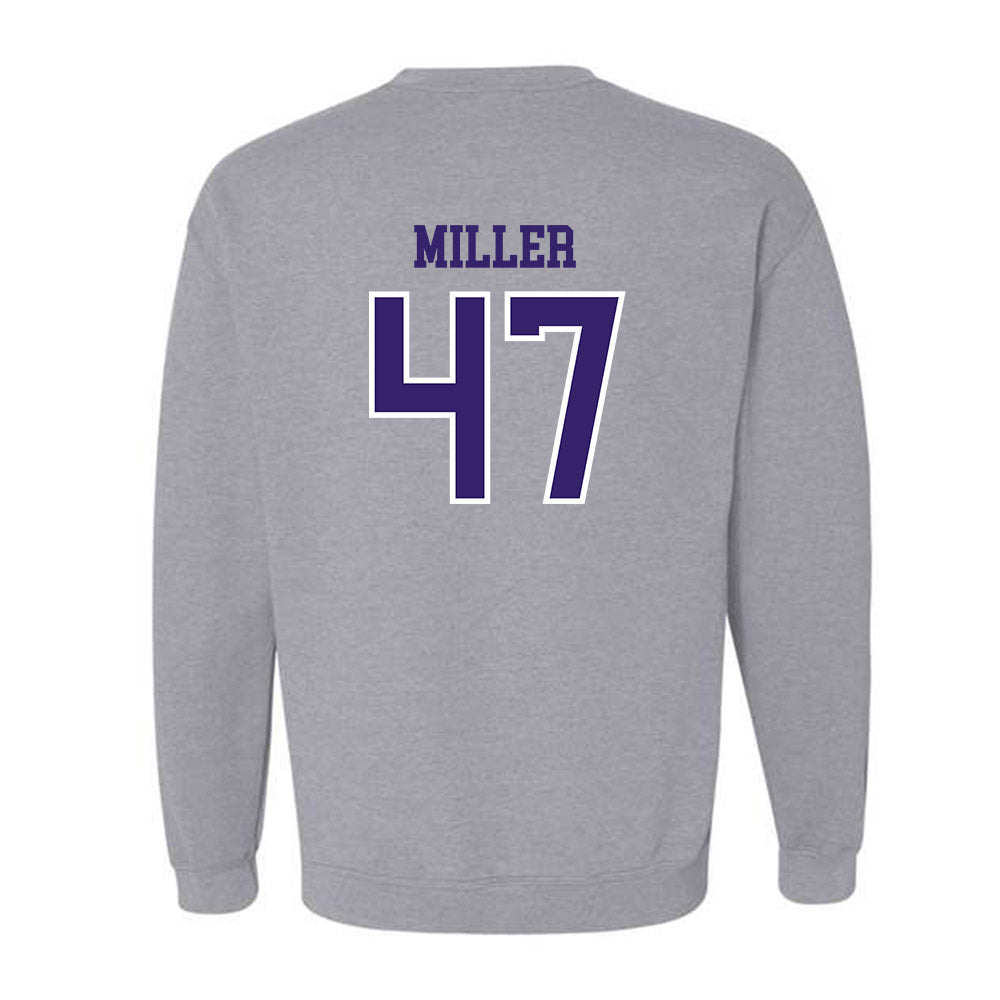 Washington - NCAA Baseball : Jay Miller - Sports Shersey Crewneck Sweatshirt-1