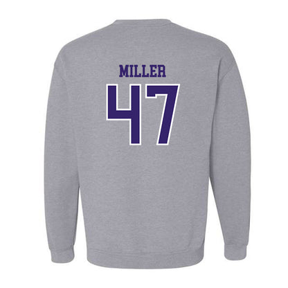 Washington - NCAA Baseball : Jay Miller - Sports Shersey Crewneck Sweatshirt-1