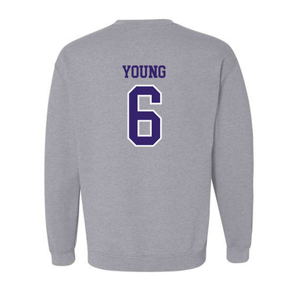 Washington - NCAA Baseball : Landon Young - Sports Shersey Crewneck Sweatshirt-1