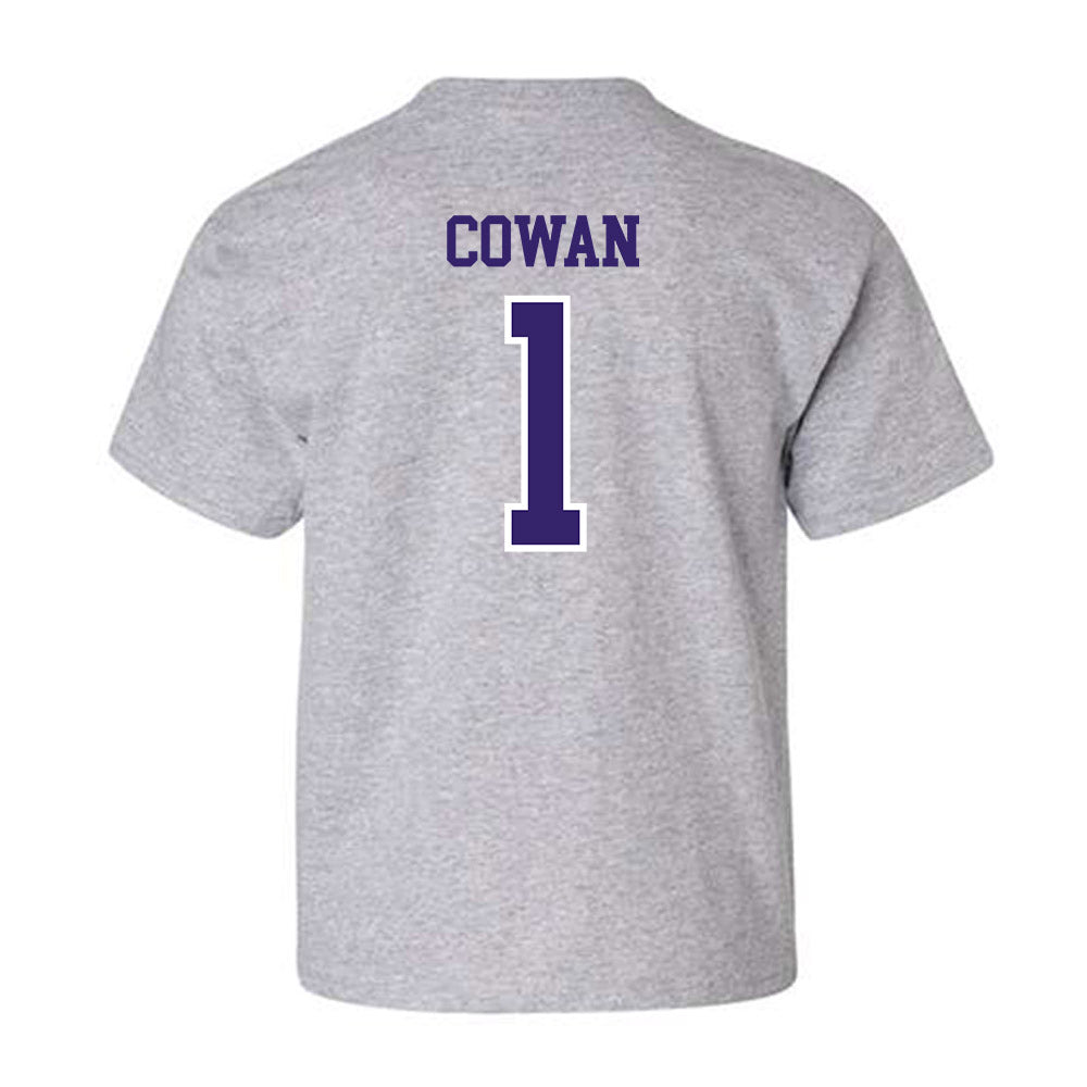 Washington - NCAA Baseball : Ty Cowan - Sports Shersey Youth T-Shirt-1