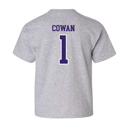 Washington - NCAA Baseball : Ty Cowan - Sports Shersey Youth T-Shirt-1