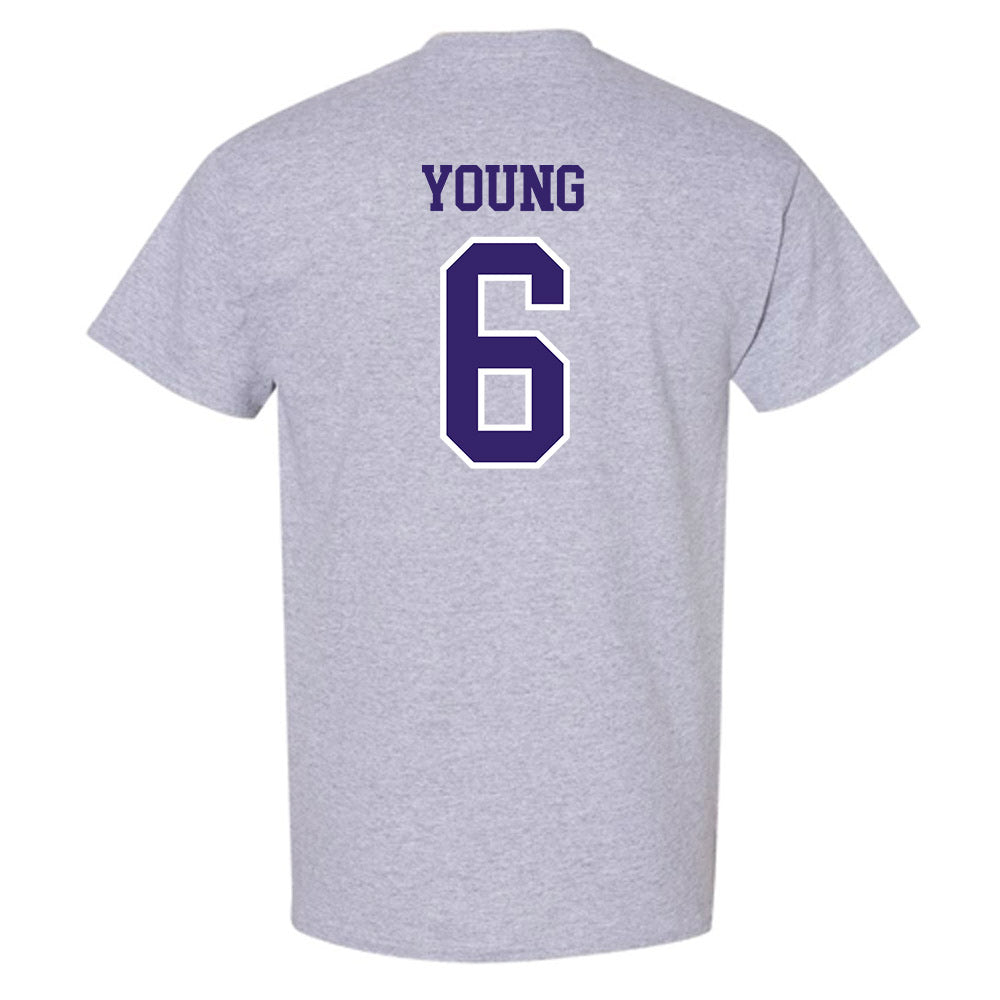 Washington - NCAA Baseball : Landon Young - Sports Shersey T-Shirt-1