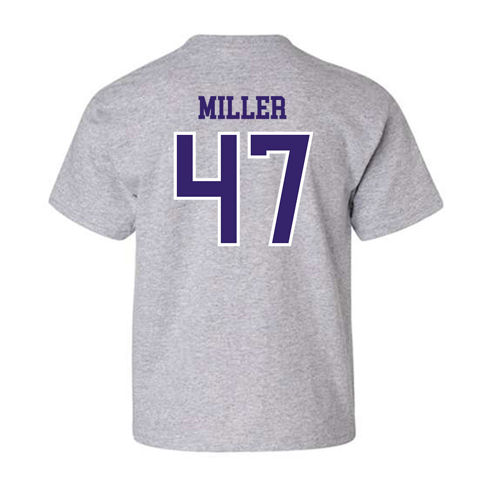 Washington - NCAA Baseball : Jay Miller - Sports Shersey Youth T-Shirt-1