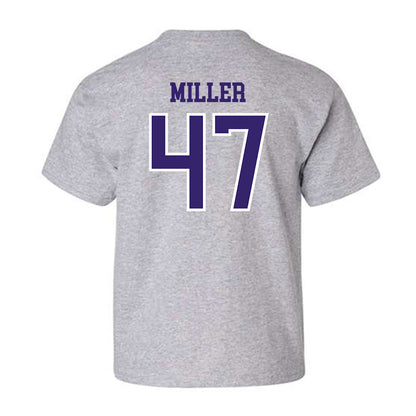 Washington - NCAA Baseball : Jay Miller - Sports Shersey Youth T-Shirt-1