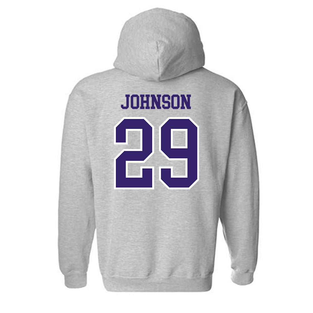 Washington - NCAA Baseball : Bryce Johnson - Sports Shersey Hooded Sweatshirt-1