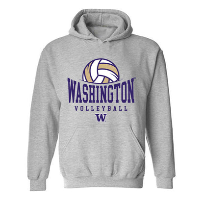Washington - NCAA Women's Volleyball : Julia Hunt - Sports Shersey Hooded Sweatshirt-0