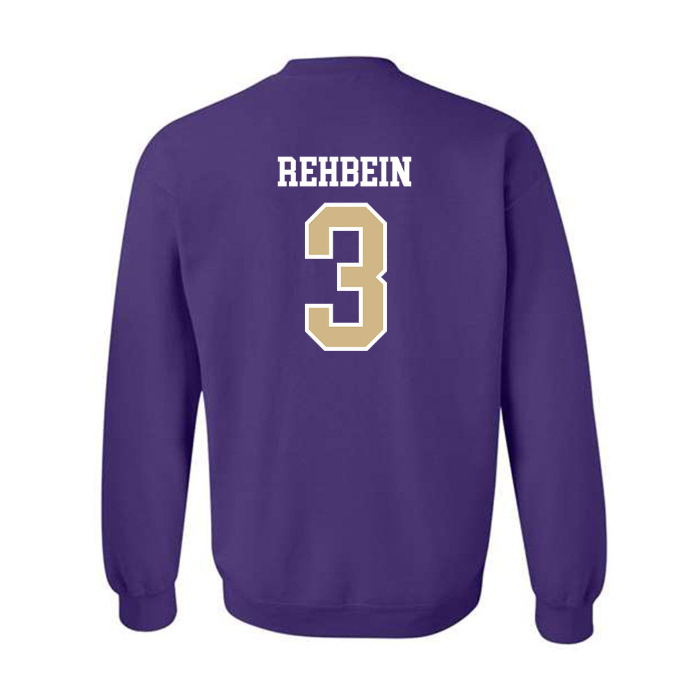 Washington - NCAA Softball : Rylee Rehbein - Sports Shersey Crewneck Sweatshirt-1
