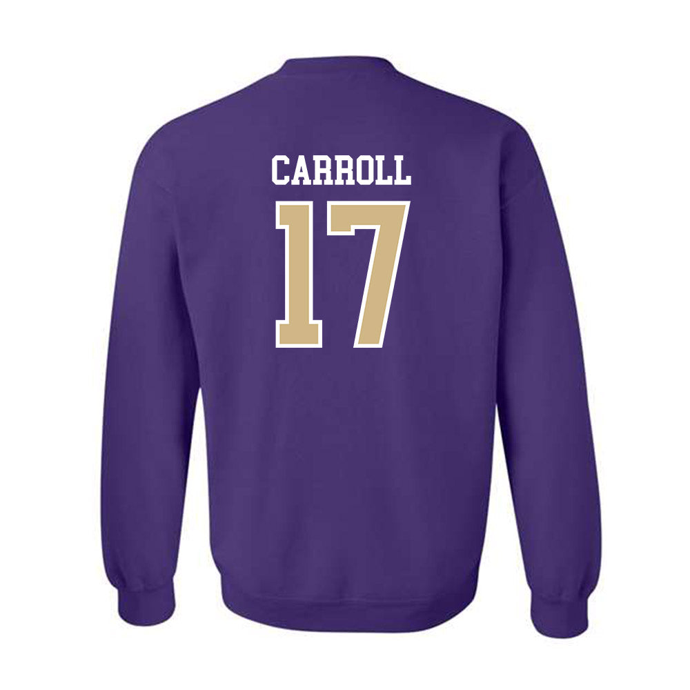 Washington - NCAA Softball : Ava Carroll - Sports Shersey Crewneck Sweatshirt-1