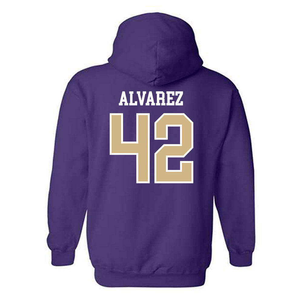 Washington - NCAA Softball : Giselle Alvarez - Sports Shersey Hooded Sweatshirt-1