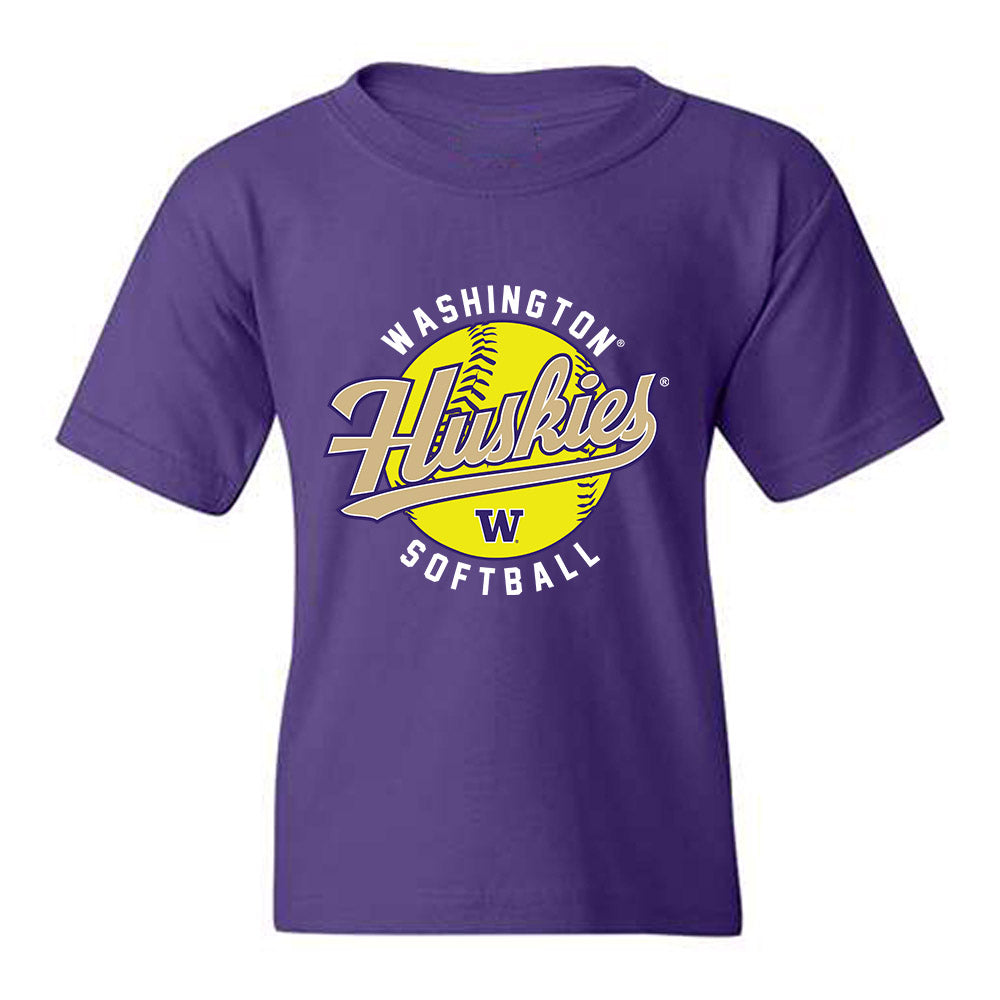 Washington - NCAA Softball : Ally Hetzel - Sports Shersey Youth T-Shirt-0