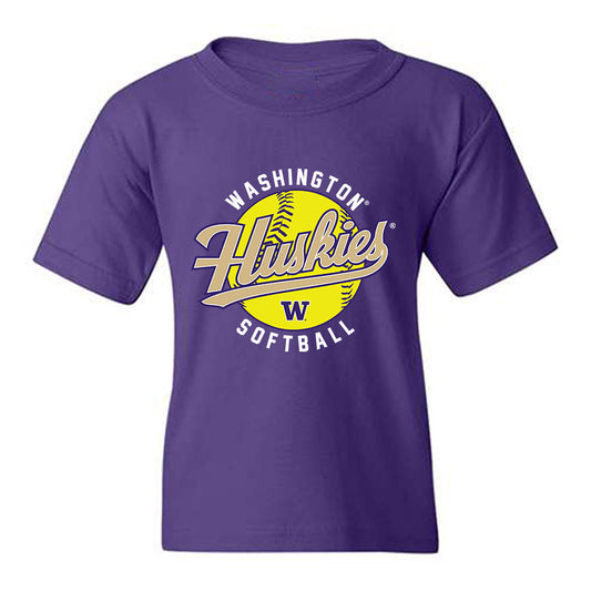 Washington - NCAA Softball : Addie Craig - Sports Shersey Youth T-Shirt-0