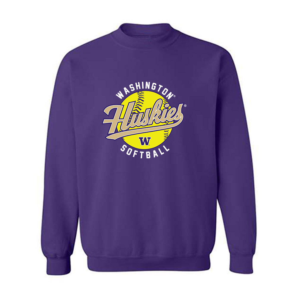 Washington - NCAA Softball : Ryan Maddox - Sports Shersey Crewneck Sweatshirt-0