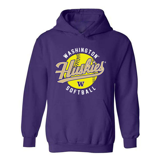 Washington - NCAA Softball : Annika Ticen - Sports Shersey Hooded Sweatshirt-0