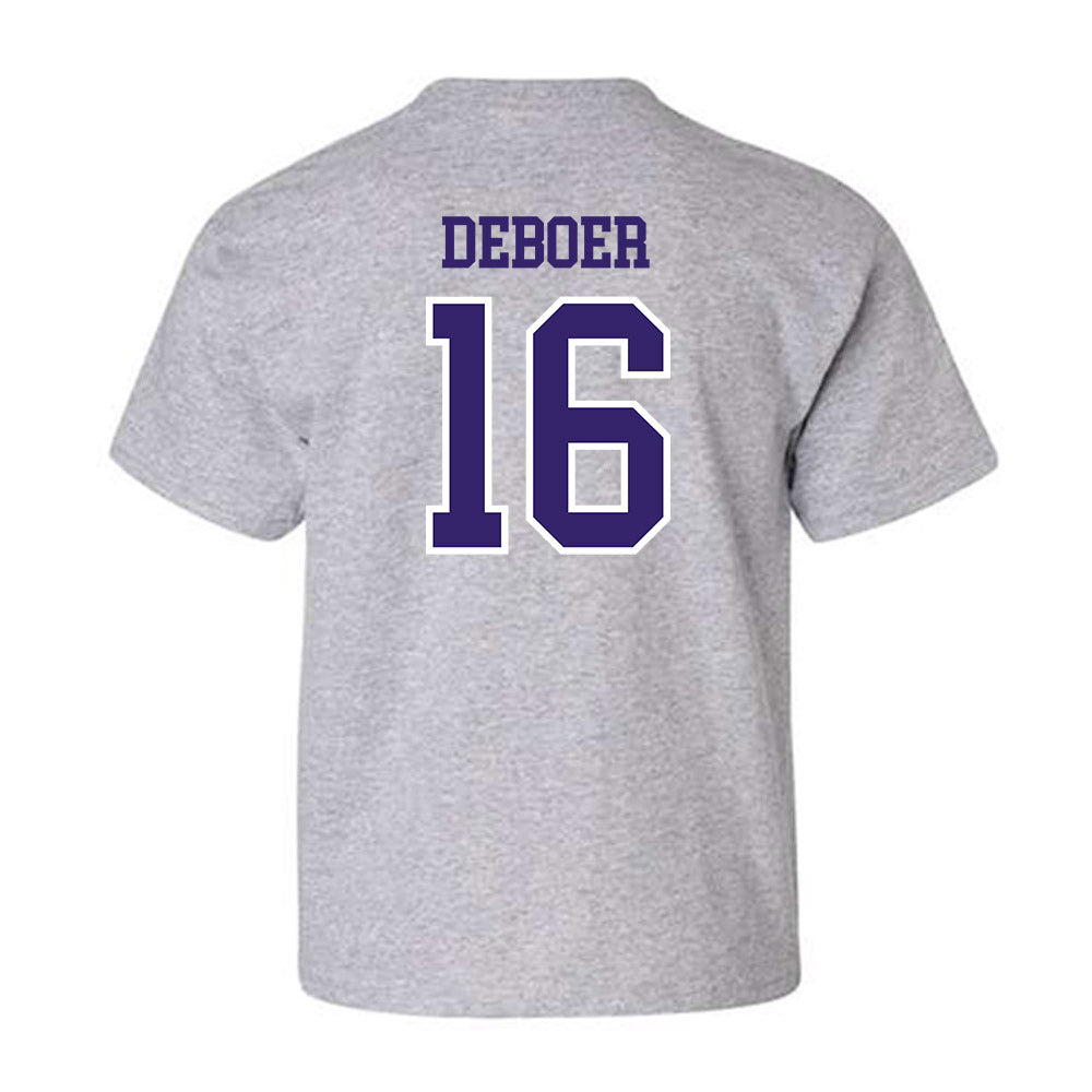 Washington - NCAA Softball : Alexis DeBoer - Sports Shersey Youth T-Shirt-1