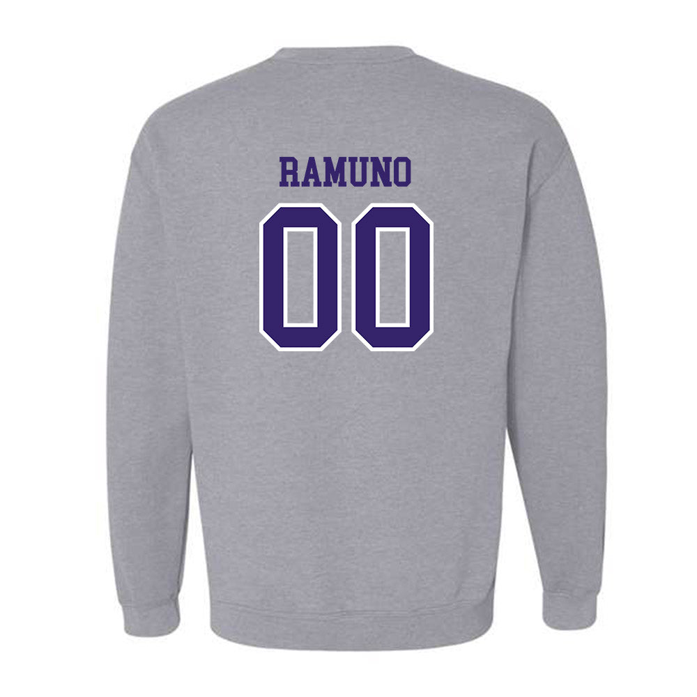 Washington - NCAA Softball : Sophia Ramuno - Sports Shersey Crewneck Sweatshirt-1