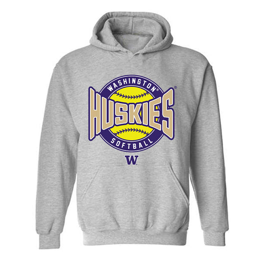 Washington - NCAA Softball : Annika Ticen - Sports Shersey Hooded Sweatshirt-0