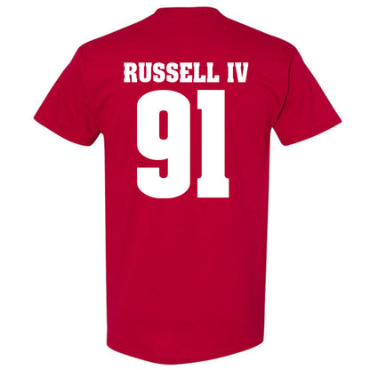 Wisconsin - NCAA Football : Hammond Russell IV - Sports Shersey T-Shirt-1