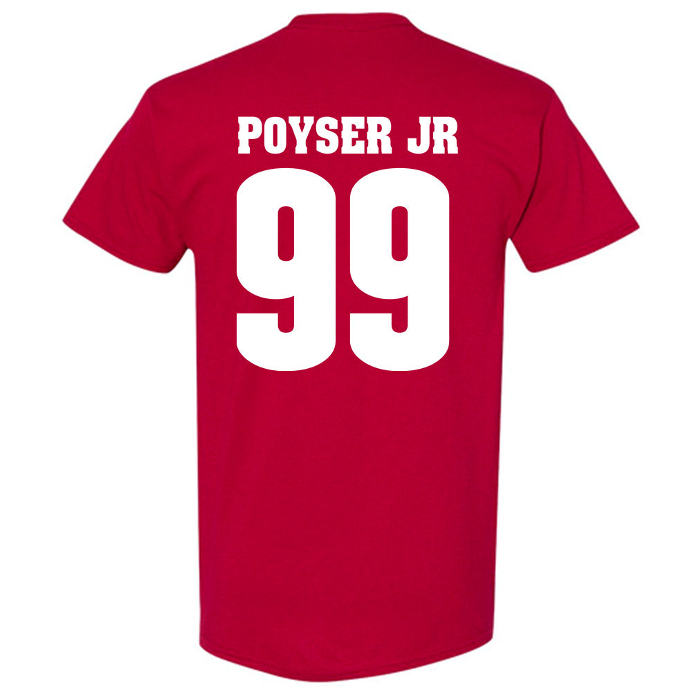 Wisconsin - NCAA Football : Jermaine Poyser Jr - Sports Shersey T-Shirt-1