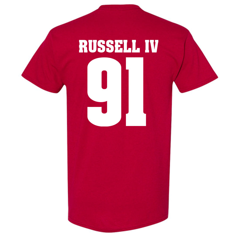 Wisconsin - NCAA Football : Hammond Russell IV - Sports Shersey T-Shirt-1