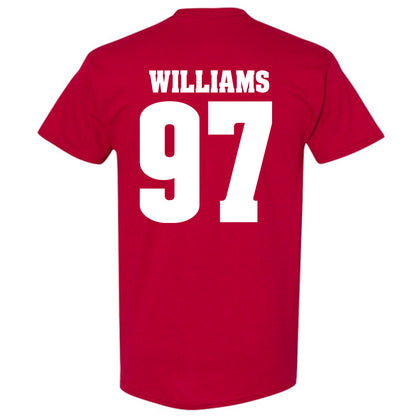 Wisconsin - NCAA Football : jaylen williams - Sports Shersey T-Shirt-1