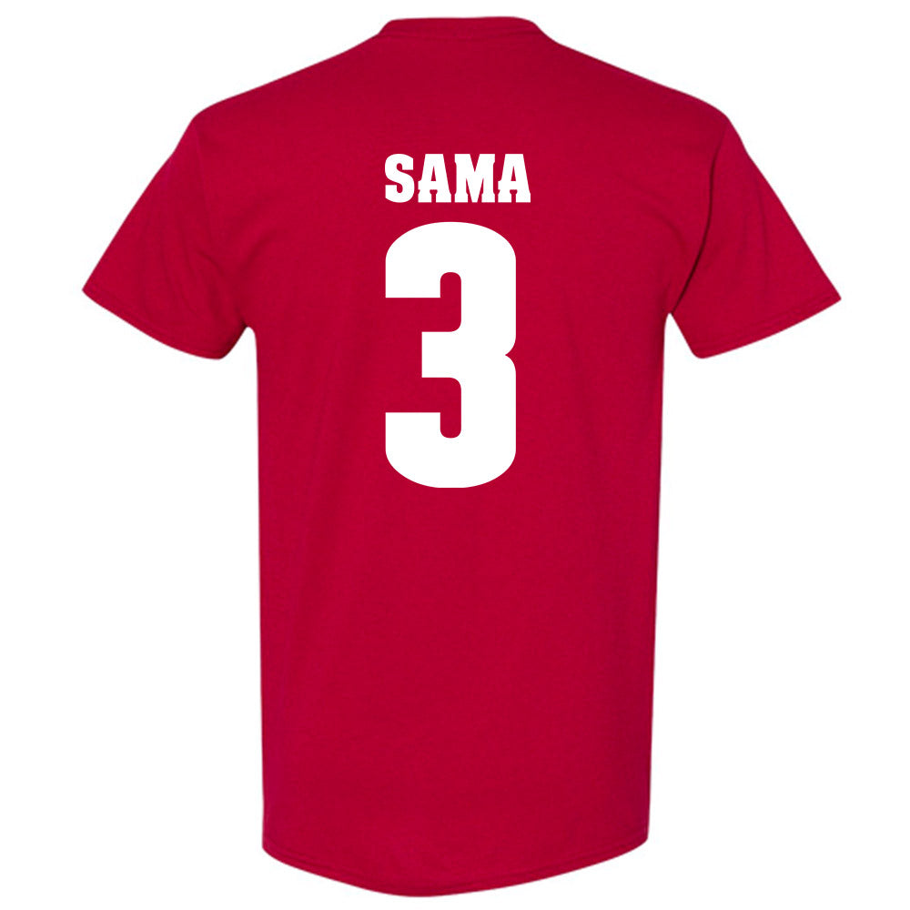 Wisconsin - NCAA Football : Abu Sama - Sports Shersey T-Shirt-1