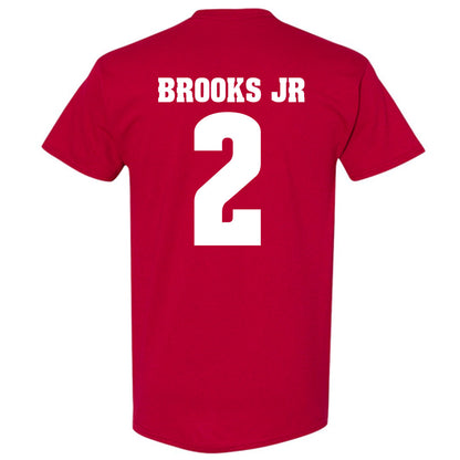 Wisconsin - NCAA Football : Chris Brooks Jr - Sports Shersey T-Shirt-1