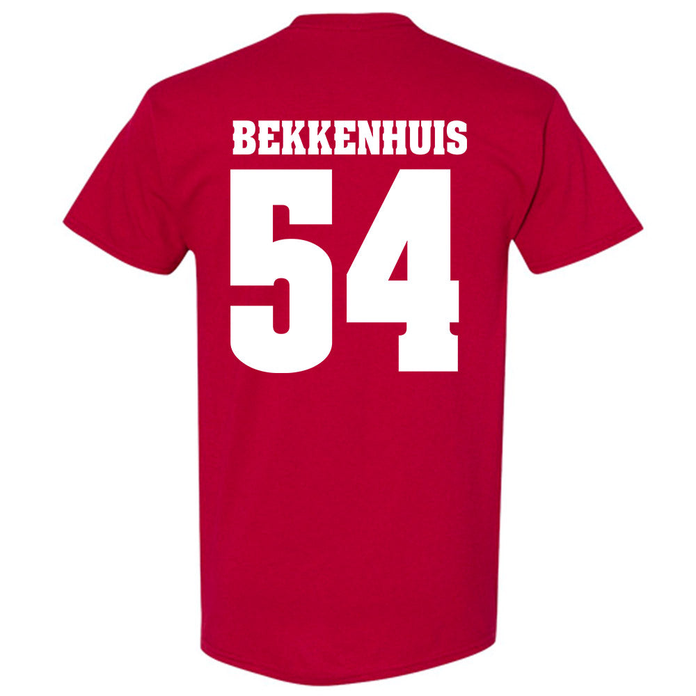 Wisconsin - NCAA Football : Brady Bekkenhuis - Sports Shersey T-Shirt-1